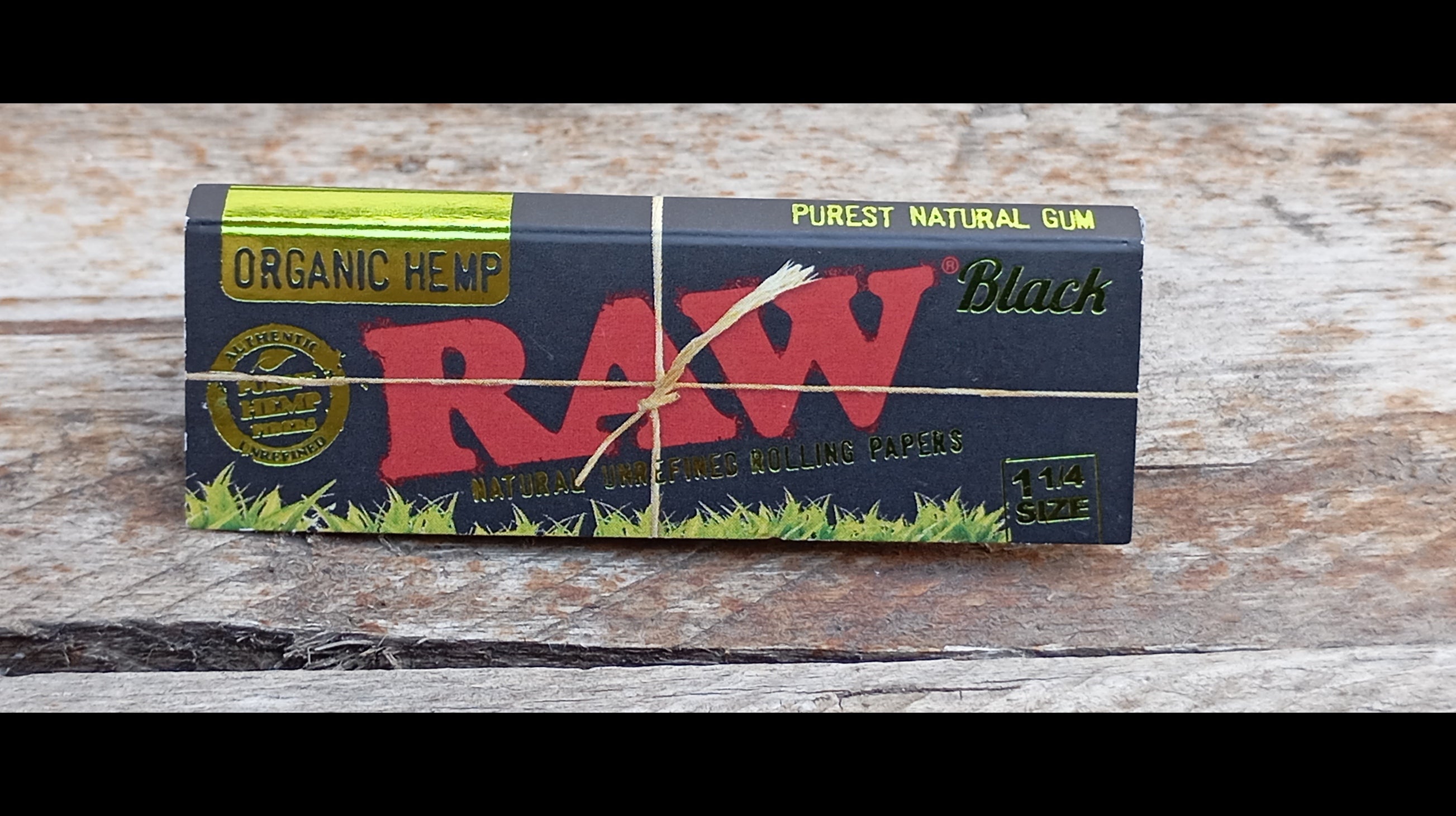 Raw Black Small Paper without Filter