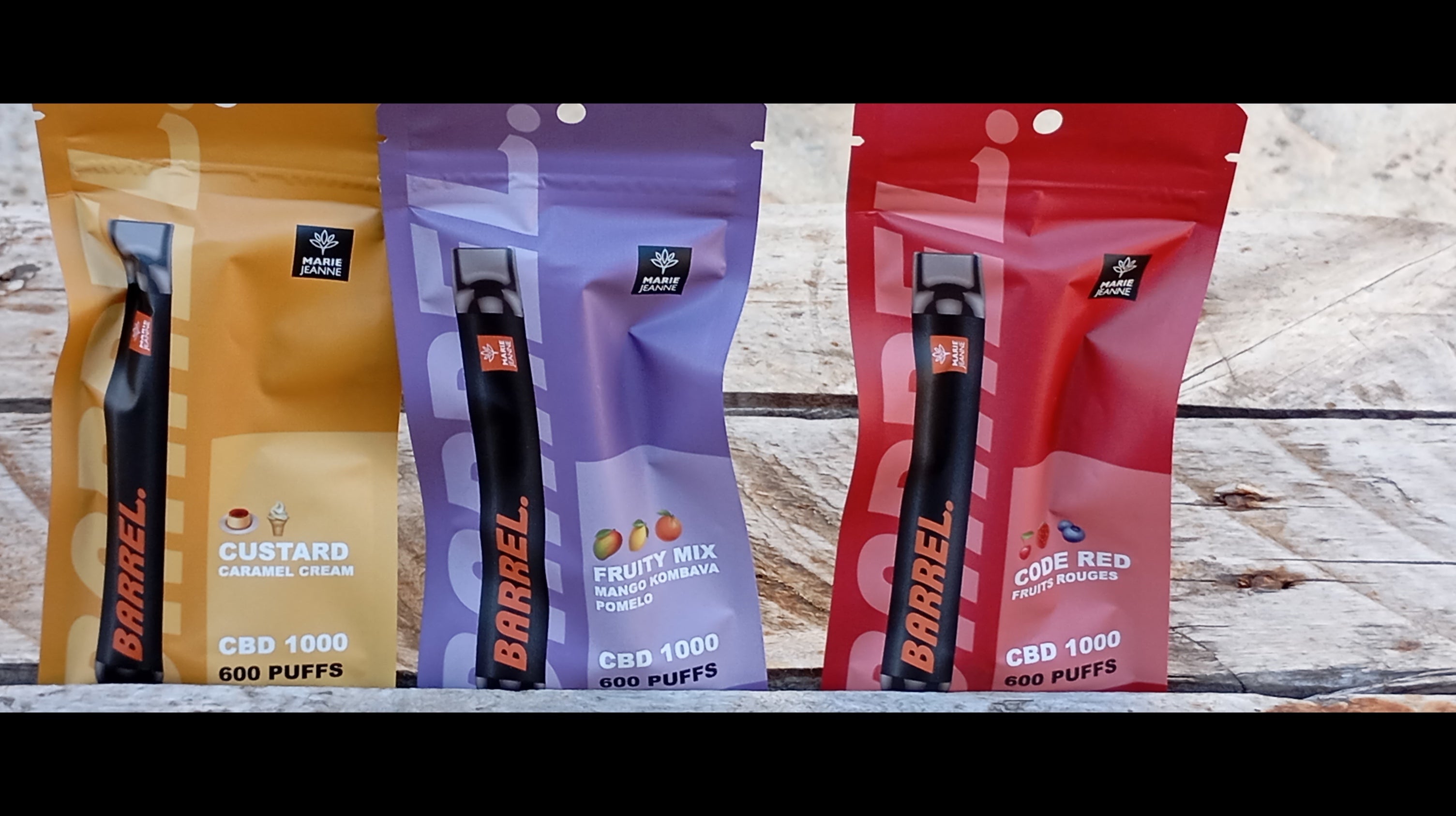 Vape CBD Barrel Code Red 600 Puffs